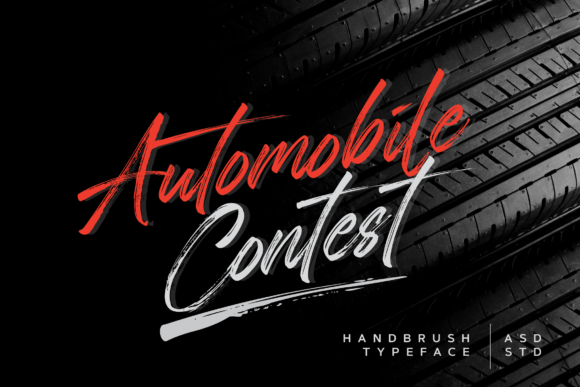 Automobile Contest: A Bold Script for Modern Brands
