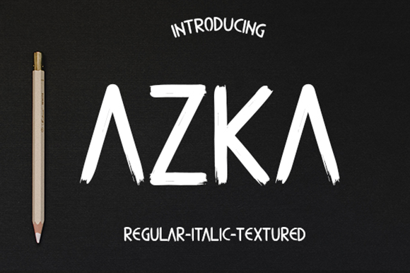 Azka: The Hand-Brushed Display Typeface Redefining Modern Brand Identity