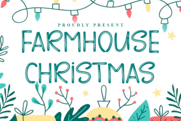 Embracing the Rustic Charm of Farmhouse Christmas Typography