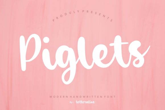 Evaluating Piglets: A Handwritten Font for Gentle Designs