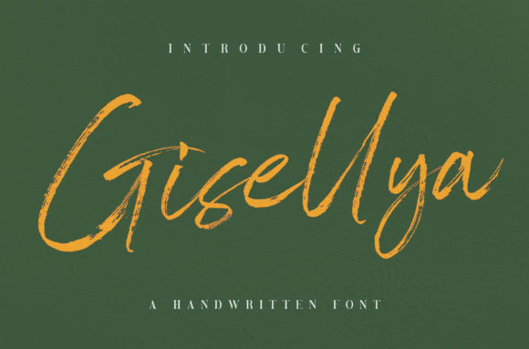 Gisellya: The Brushed Script That Elevates Your Brand