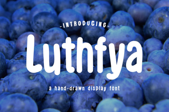 Luthfya: Elevate Designs with Bold Brushed Typography