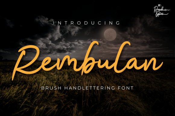 Rembulan: A Whimsical Font for Modern Design