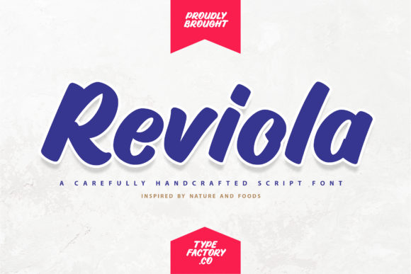 Reviola: The Bold Brushed Font for Impactful Designs