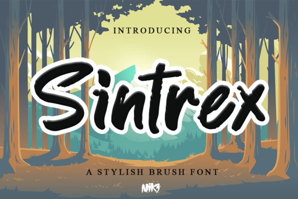 Sintrex: Bold Typography for Modern Brands