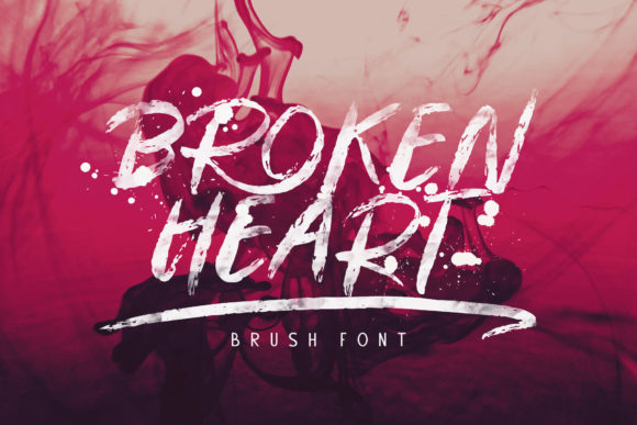 Unleashing Raw Emotion in Design with the Broken Heart Font