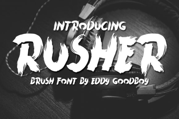 Why Rusher is the Bold Display Font Your Brand Needs Right Now