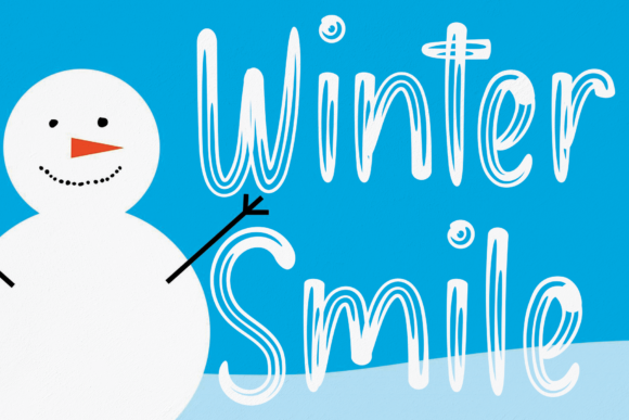 Winter Smile: The Sweet Brushed Font That Brings Warmth to Cold Designs